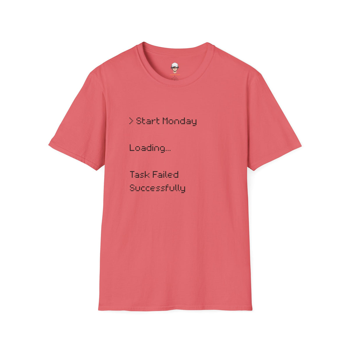 Monday Loading T-Shirt — Funny Lazy Monday Graphic Tee