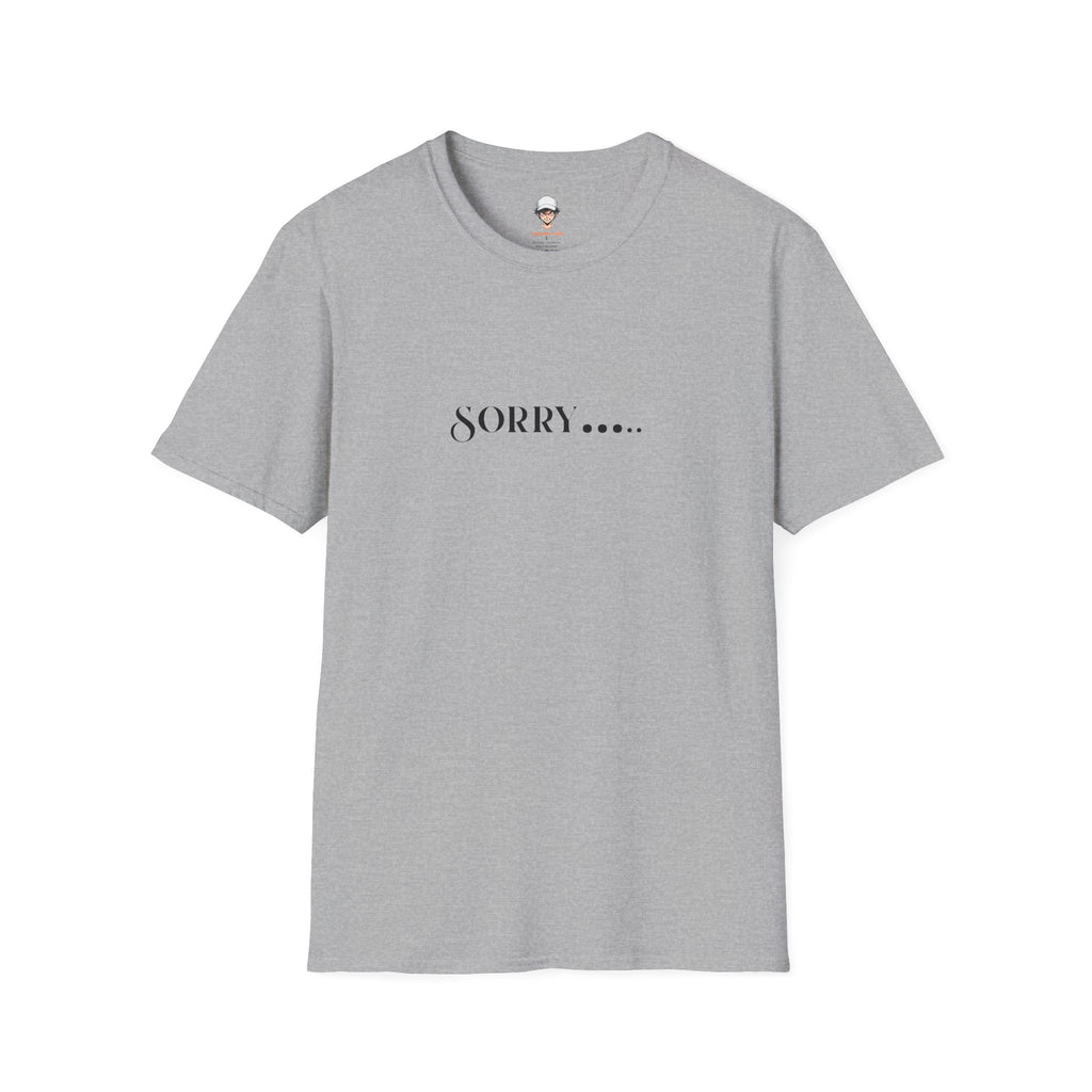 Sorry.... T-Shirt — Minimalist Apology Graphic Tee