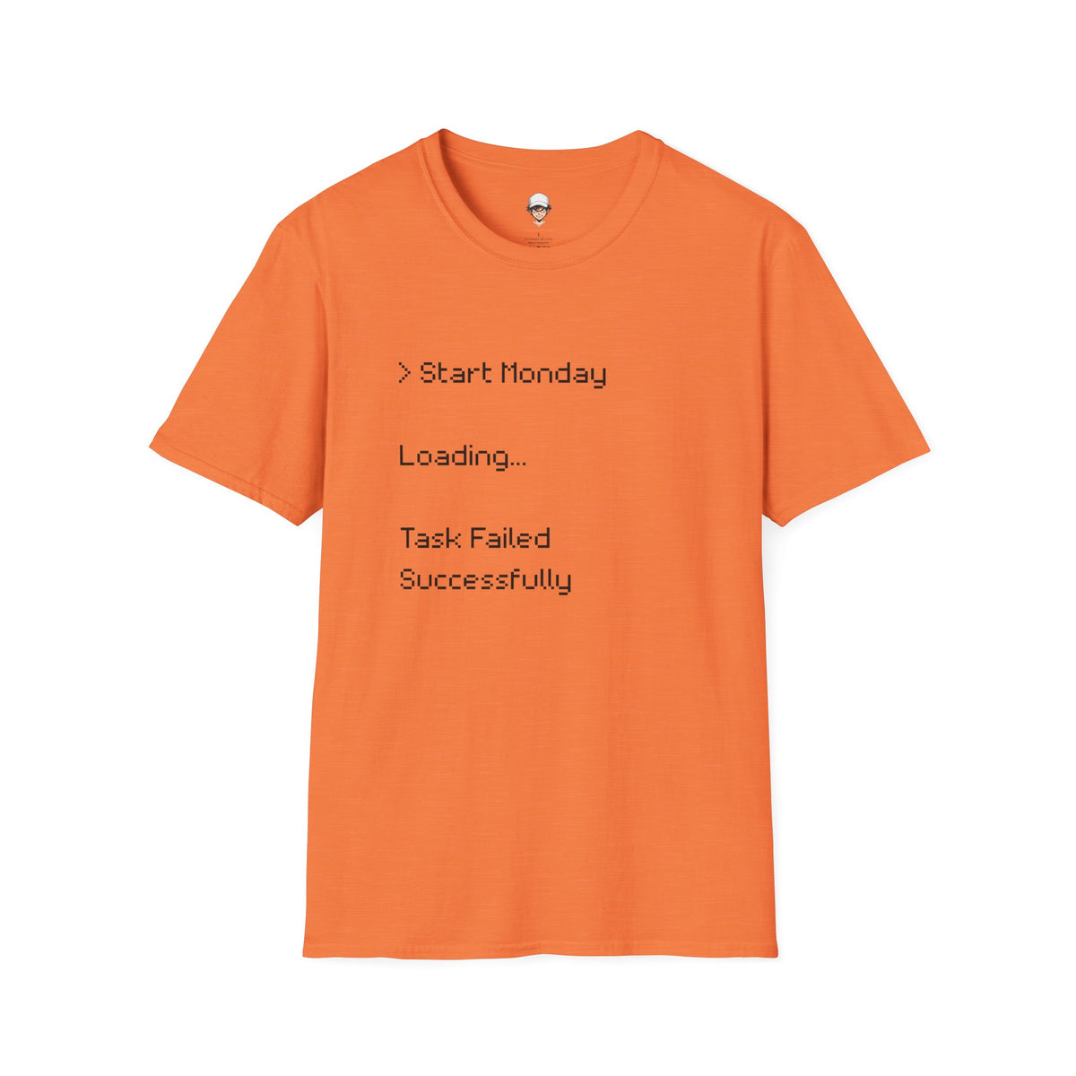 Monday Loading T-Shirt — Funny Lazy Monday Graphic Tee