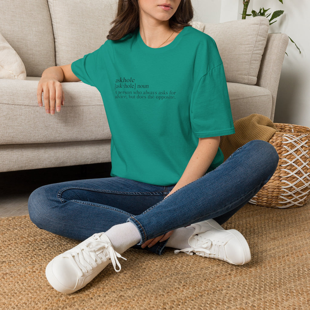 Askhole Definition T-Shirt — Funny Dictionary Graphic Tee