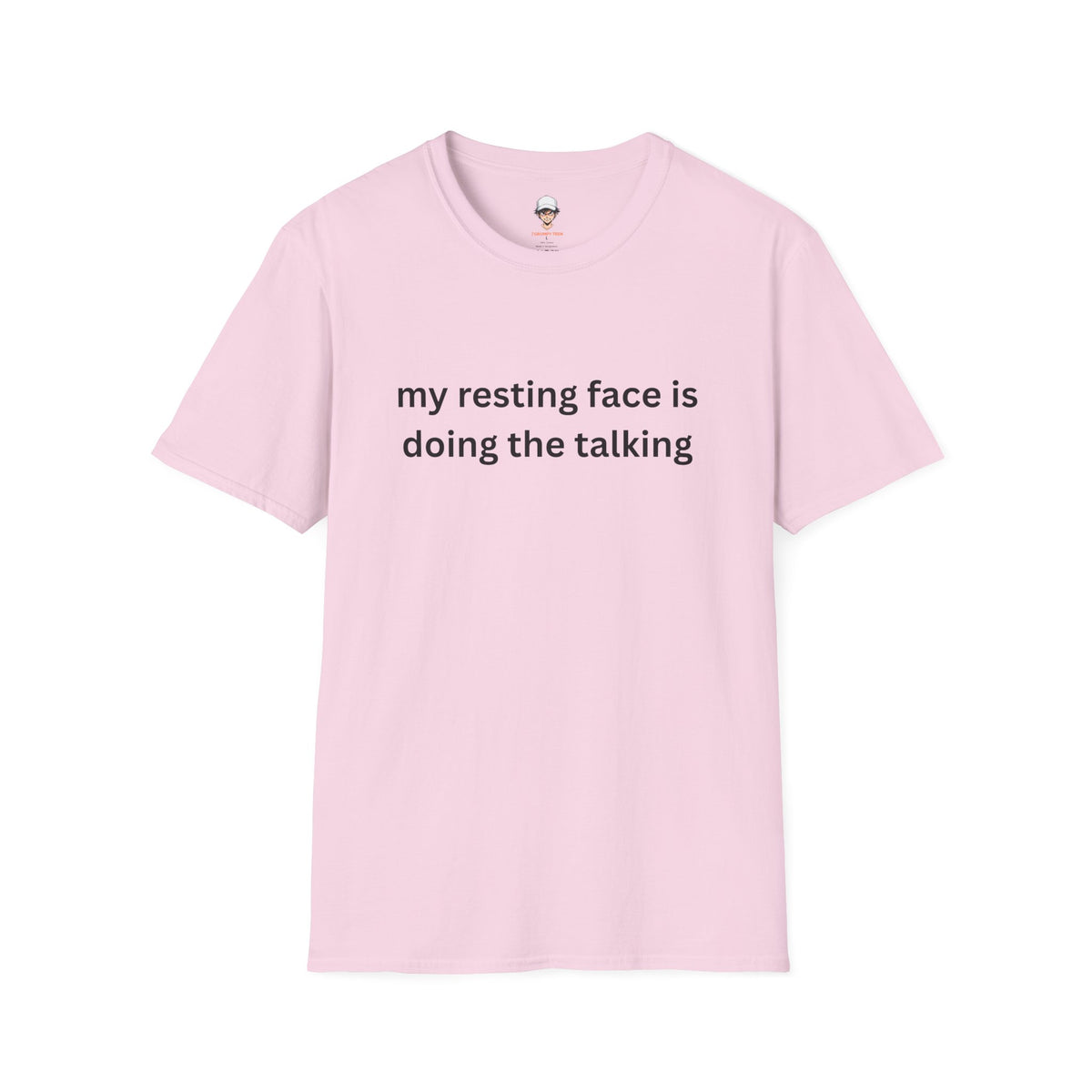 Funny "My Resting Face Is Doing The Talking" T‑Shirt