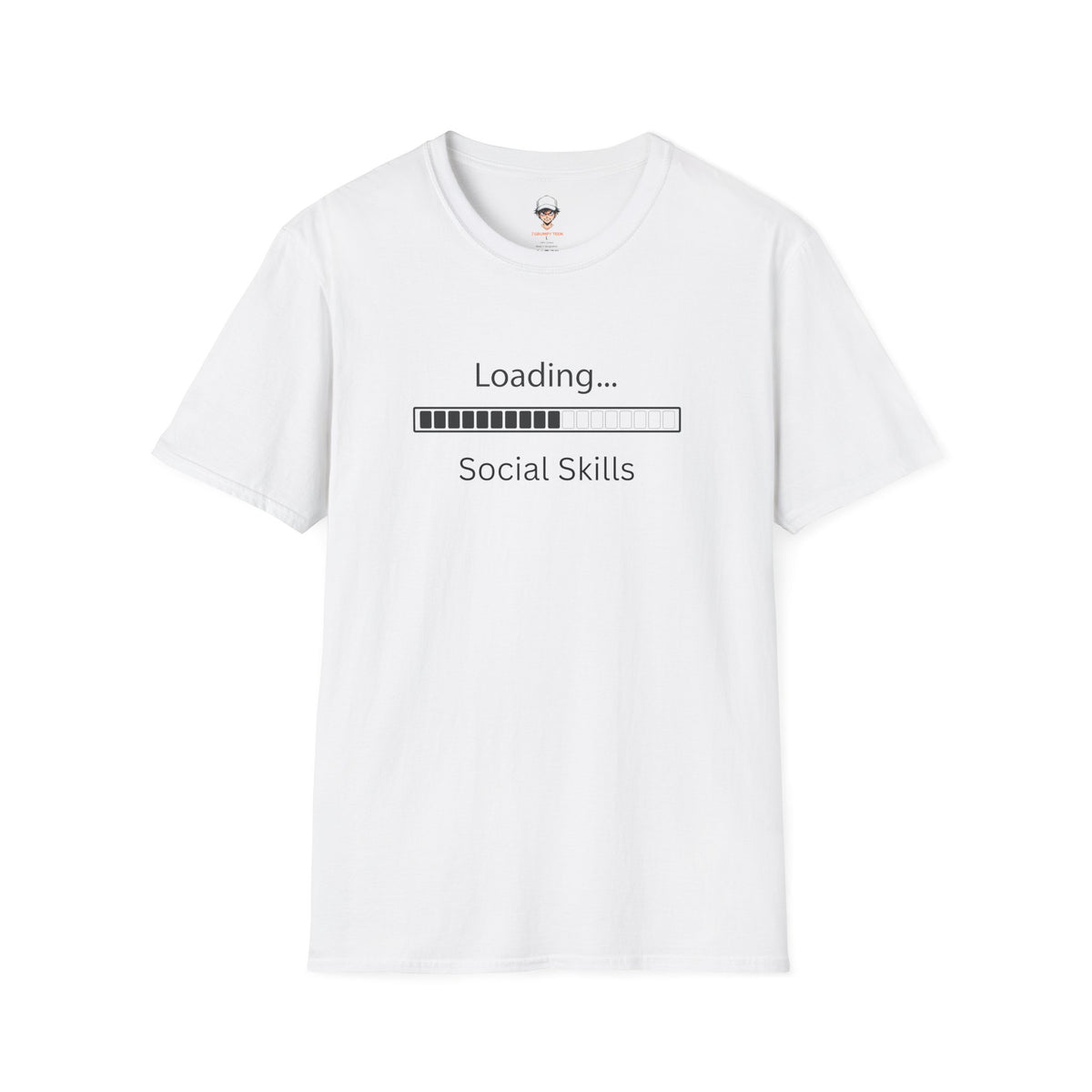 Loading Social Skills T-Shirt — Funny Introvert Shirt, Social Anxiety Humor Tee