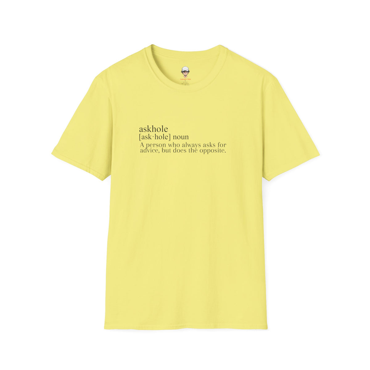 Askhole Definition T-Shirt — Funny Dictionary Graphic Tee