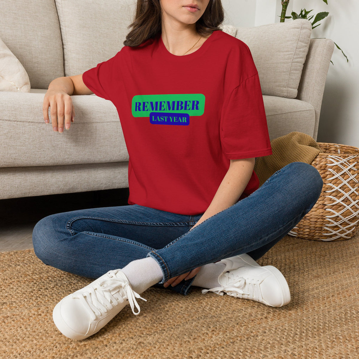Remember Last Year T-Shirt — Retro Bold Graphic Tee
