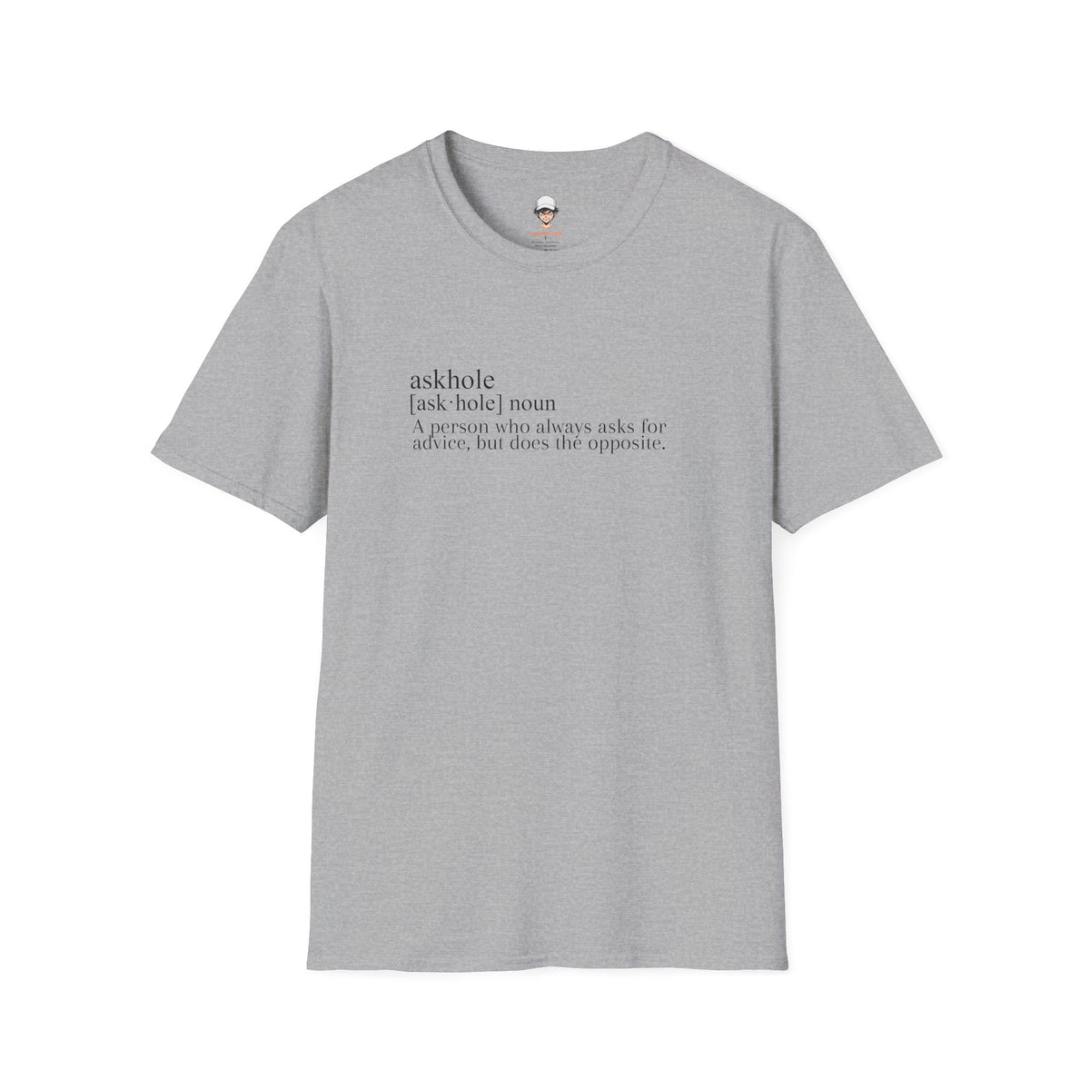 Askhole Definition T-Shirt — Funny Dictionary Graphic Tee
