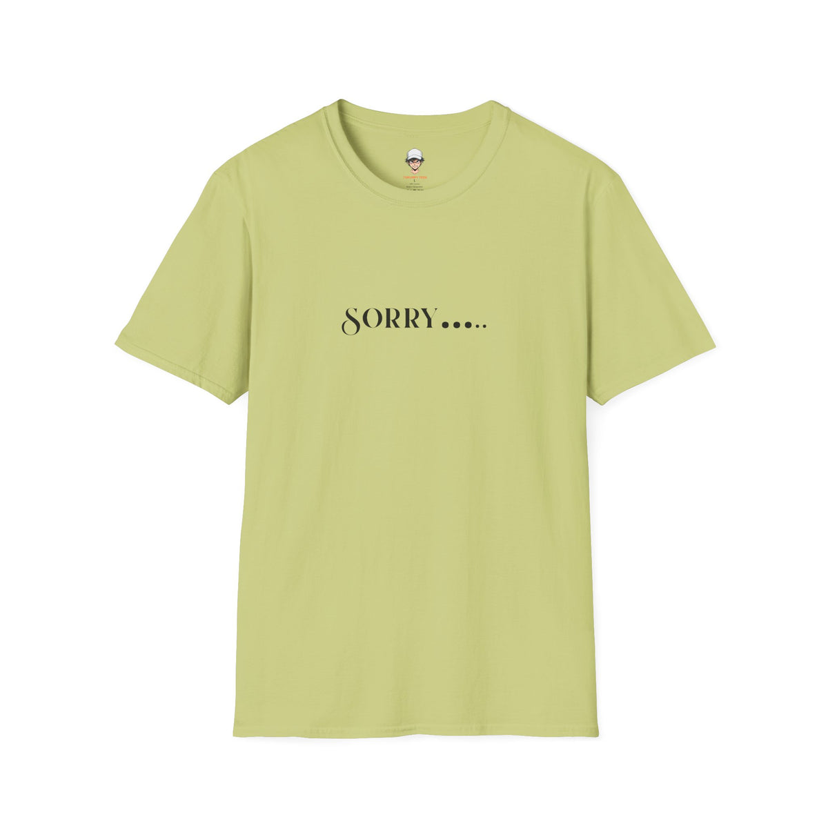 Sorry.... T-Shirt — Minimalist Apology Graphic Tee