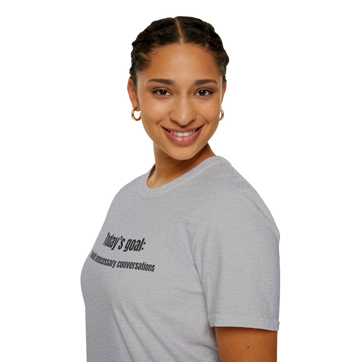 Today's goal T-Shirt — Minimalist Funny Graphic Tee