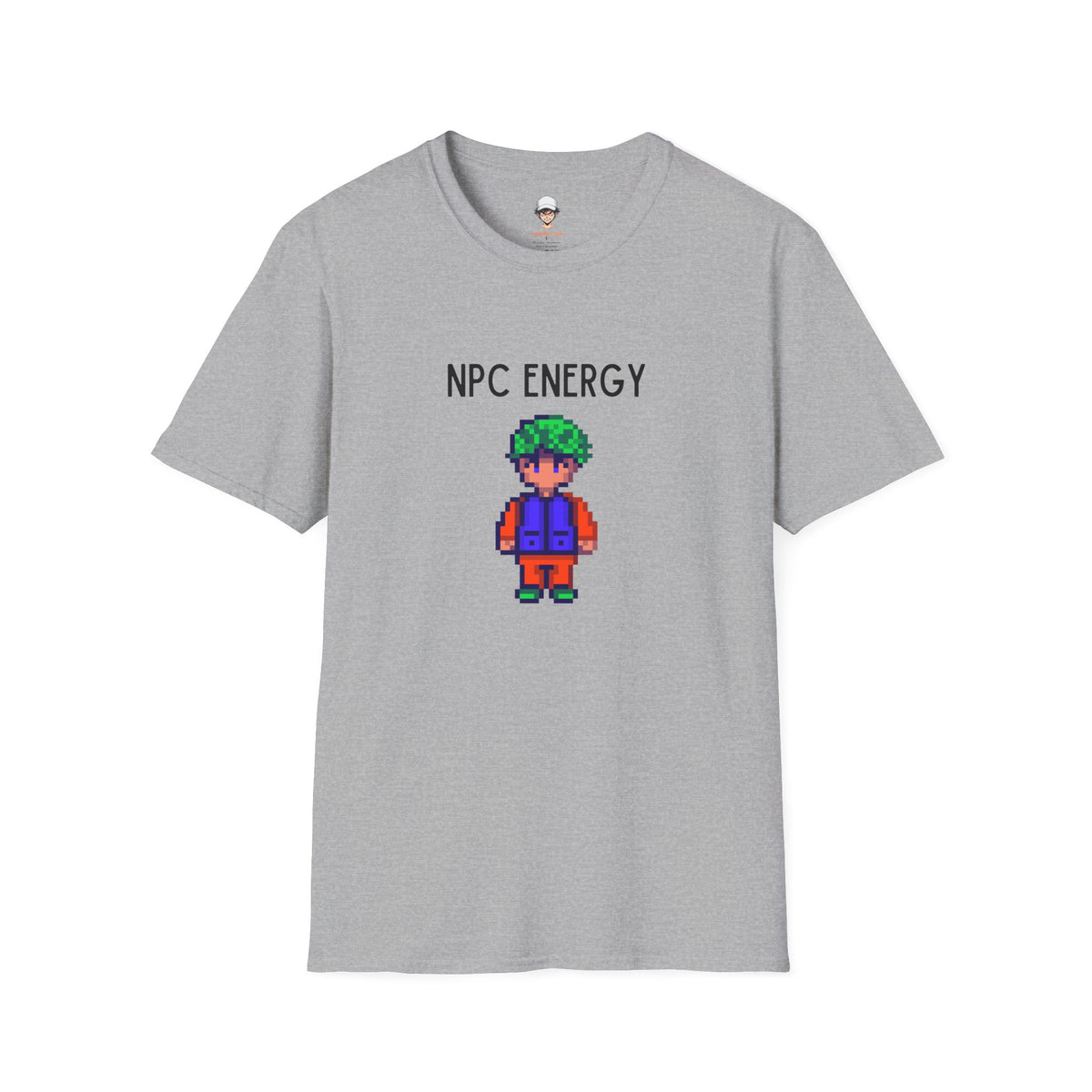 NPC Energy T‑Shirt — Retro Pixel Gamer Tee