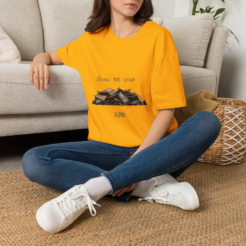 "Show Me Your Junk" Vintage Car Parts Graphic Tee