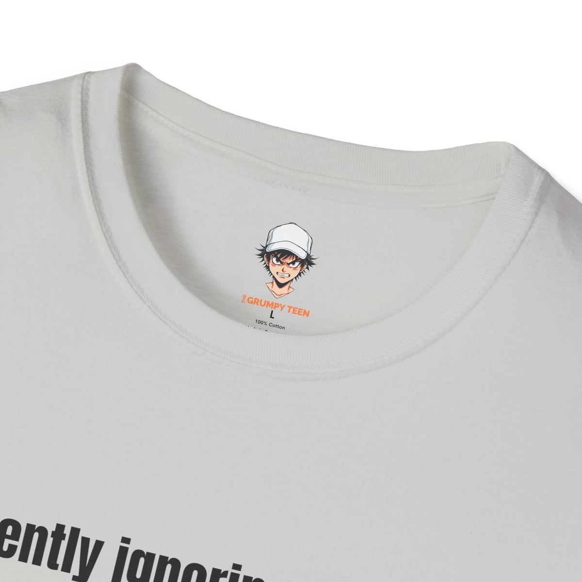 Currently Ignoring Everyone Cotton T-Shirt — Self-Care Statement Tee