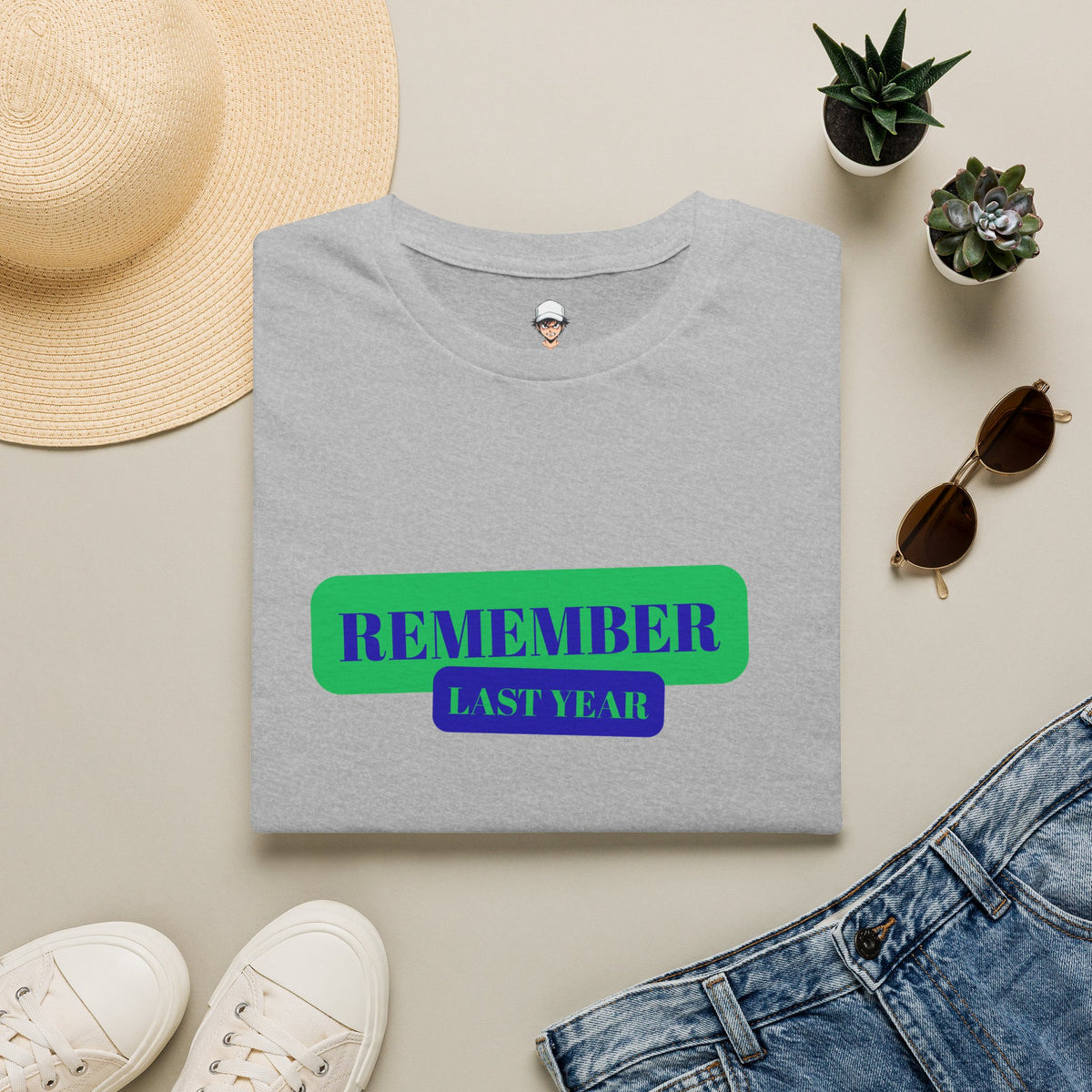 Remember Last Year T-Shirt — Retro Bold Graphic Tee