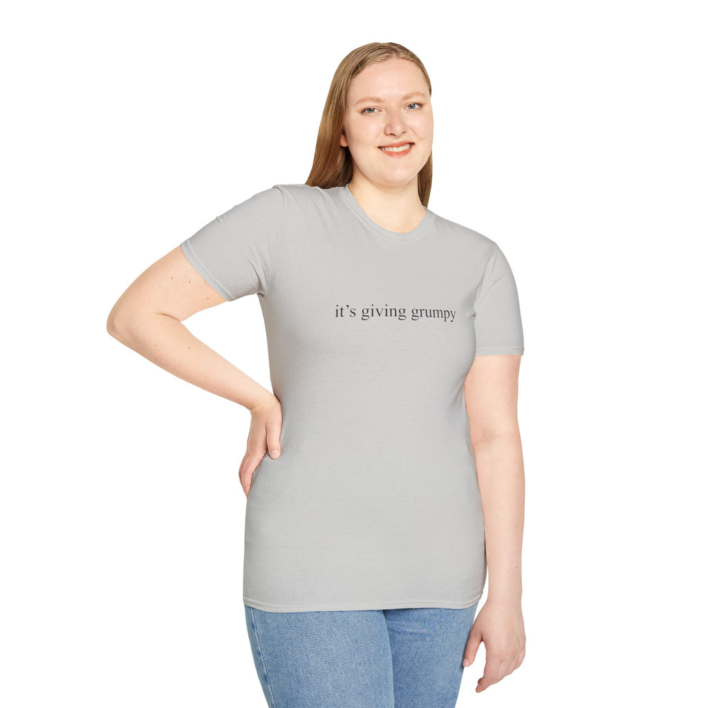 it's giving grumpy T‑Shirt — Minimalist Graphic Tee