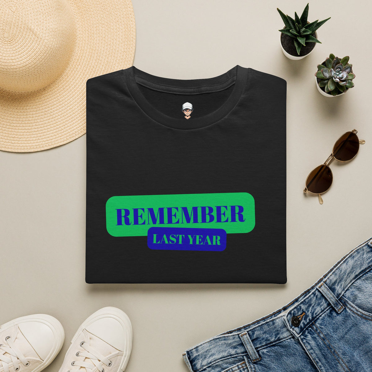 Remember Last Year T-Shirt — Retro Bold Graphic Tee