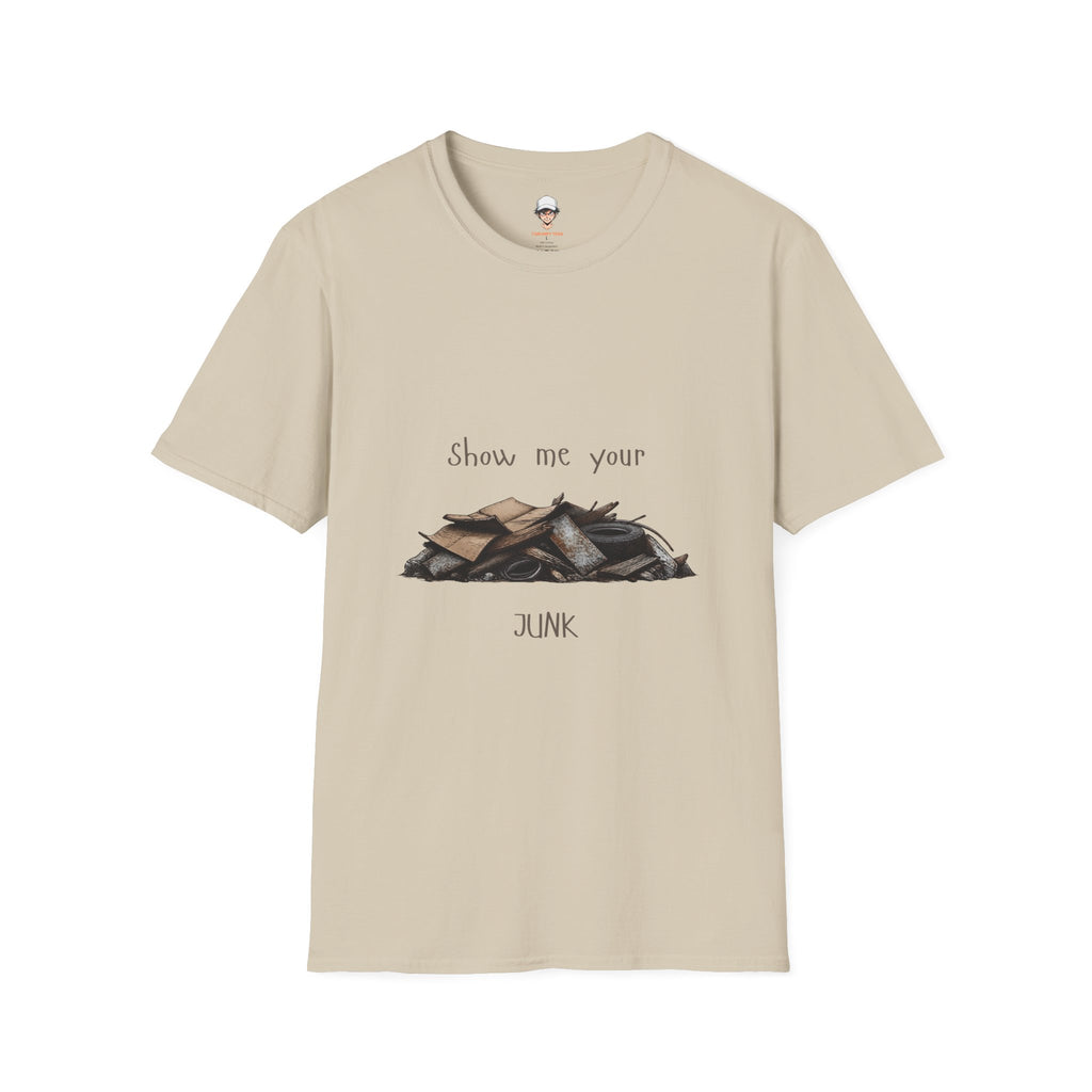 "Show Me Your Junk" Vintage Car Parts Graphic Tee