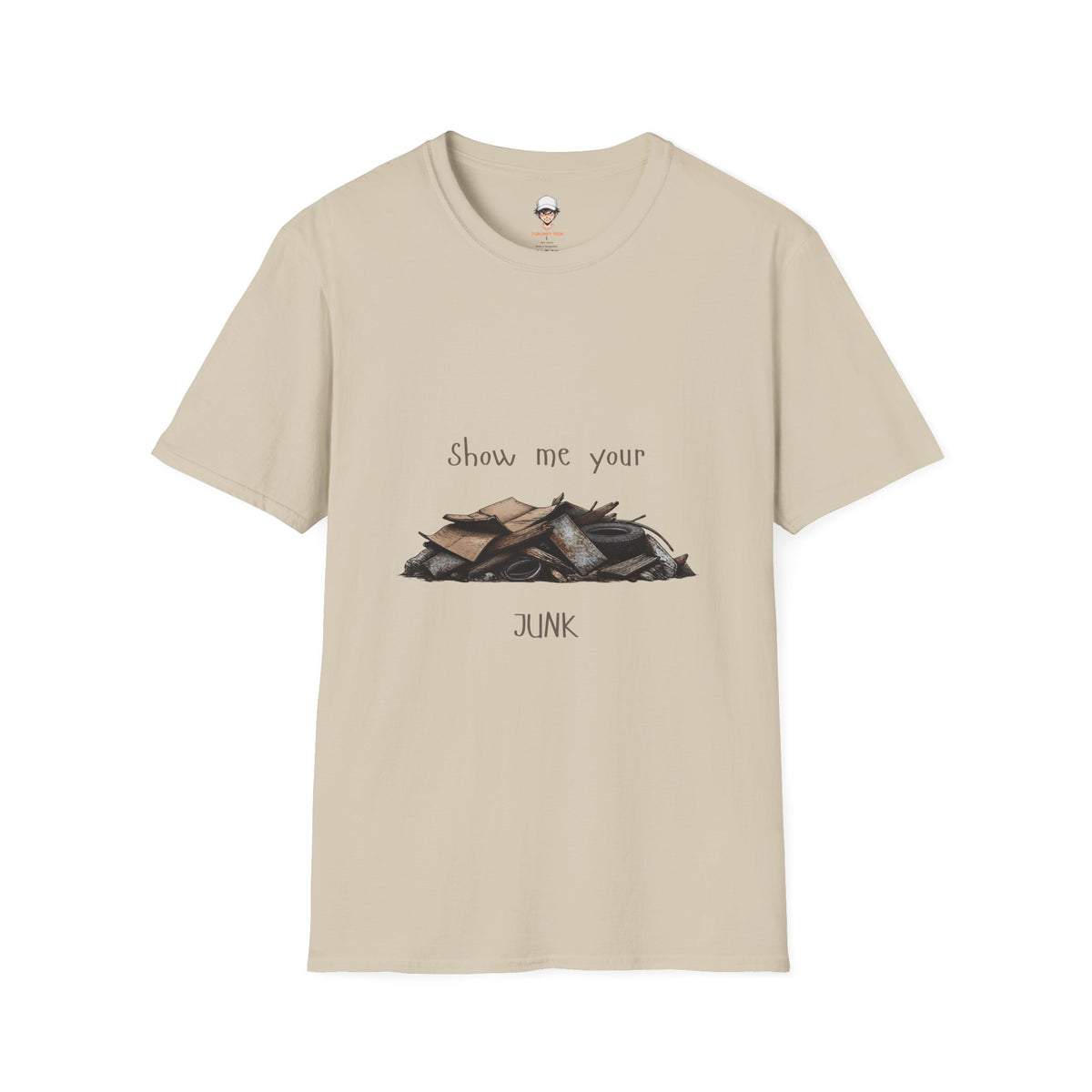 "Show Me Your Junk" Vintage Car Parts Graphic Tee