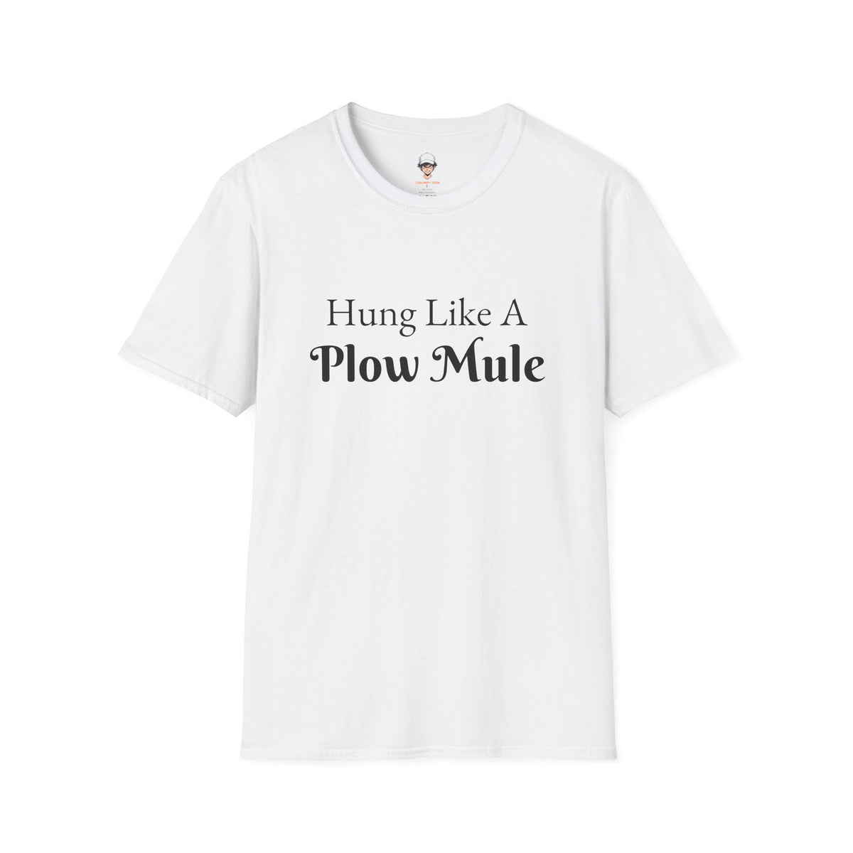 Hung Like A Plow Mule T-Shirt – Funny Farm & Country Humor Tee