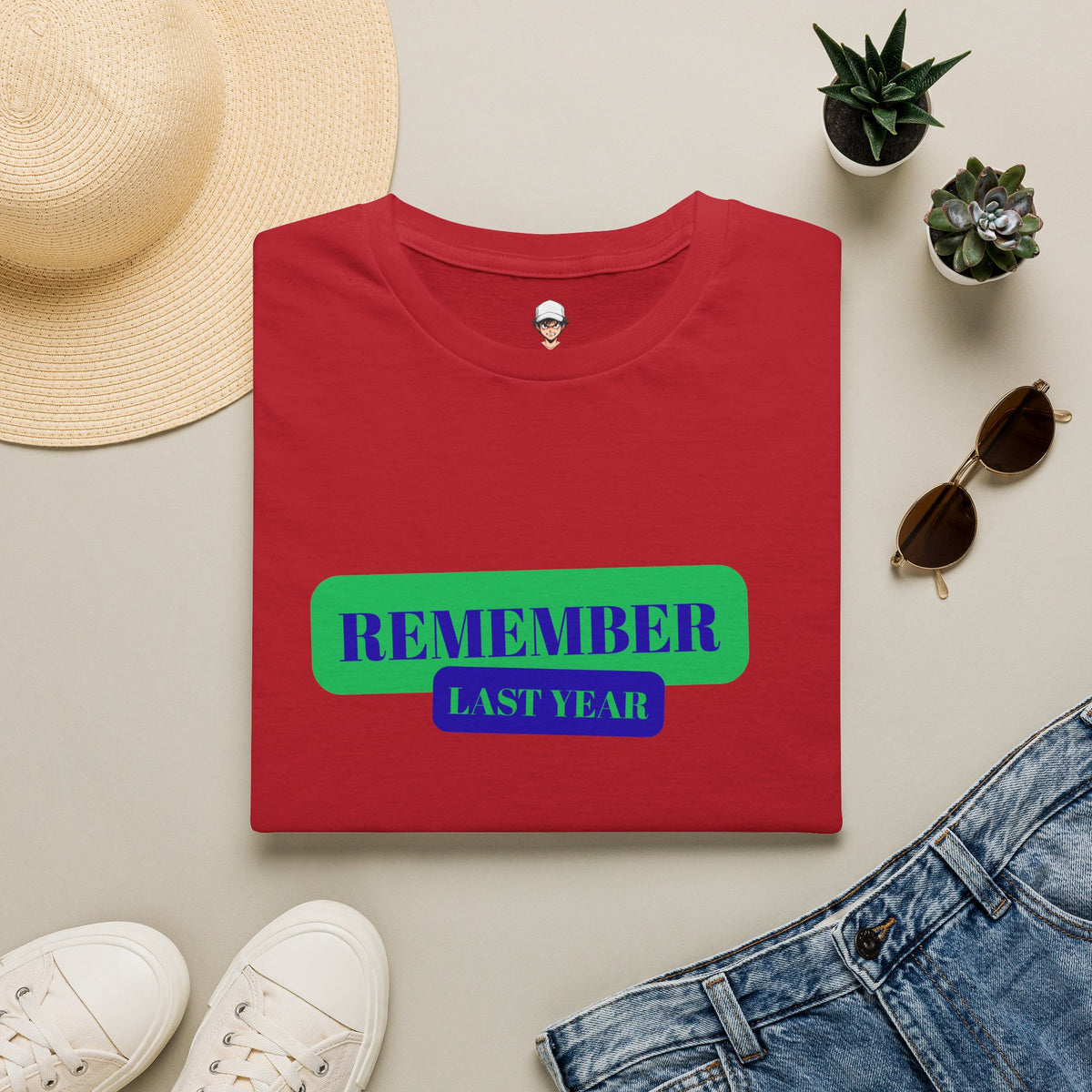 Remember Last Year T-Shirt — Retro Bold Graphic Tee
