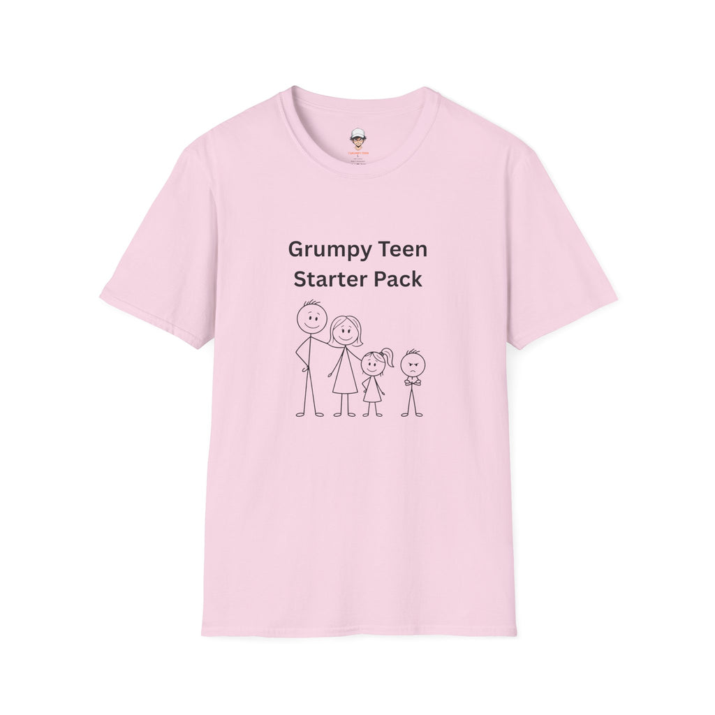 Grumpy Teen Starter Pack T‑Shirt — Funny Family Sarcastic Tee