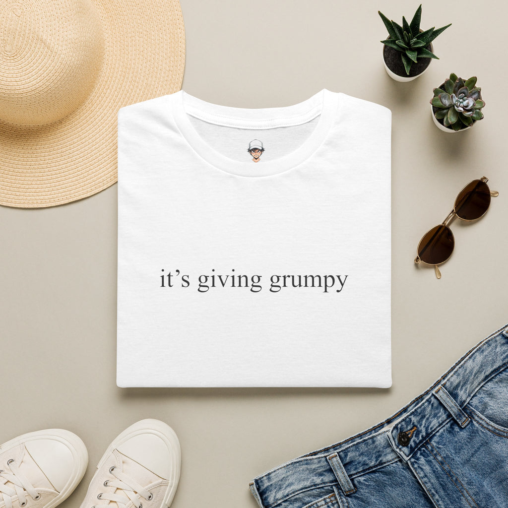it's giving grumpy T‑Shirt — Minimalist Graphic Tee