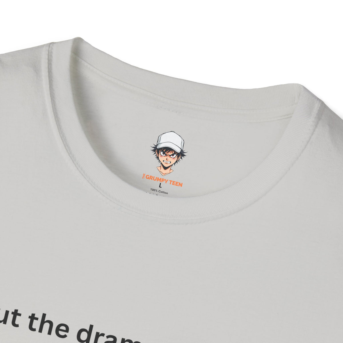 “Cut the drama, I’ve got places to be” T‑Shirt — Scissors Graphic
