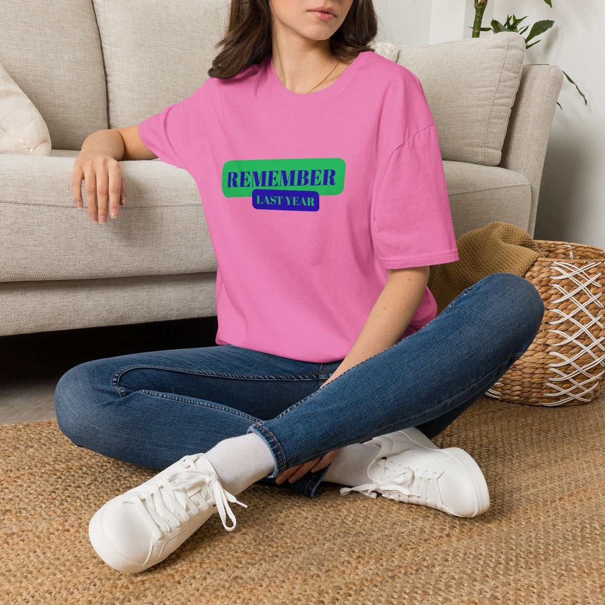 Remember Last Year T-Shirt — Retro Bold Graphic Tee