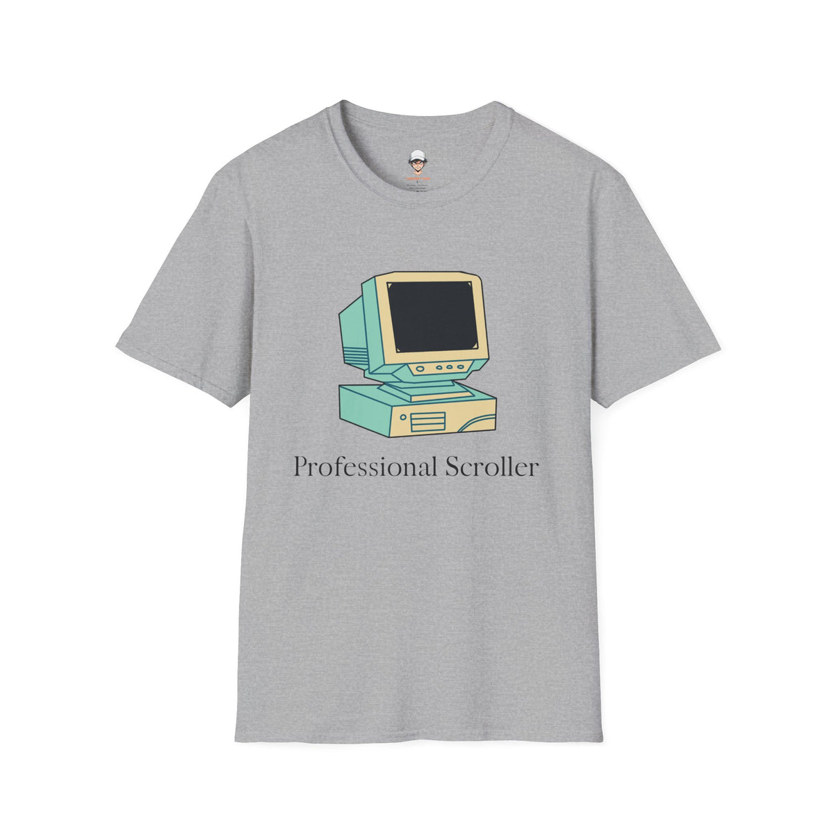 Retro Computer Illustration T-Shirt | Vintage PC Graphic Tee