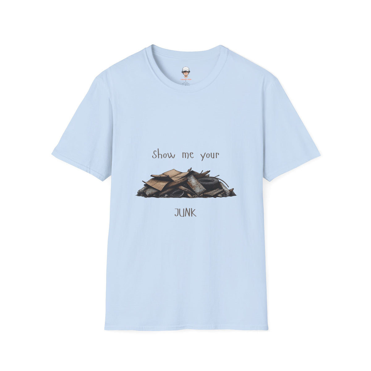 "Show Me Your Junk" Vintage Car Parts Graphic Tee
