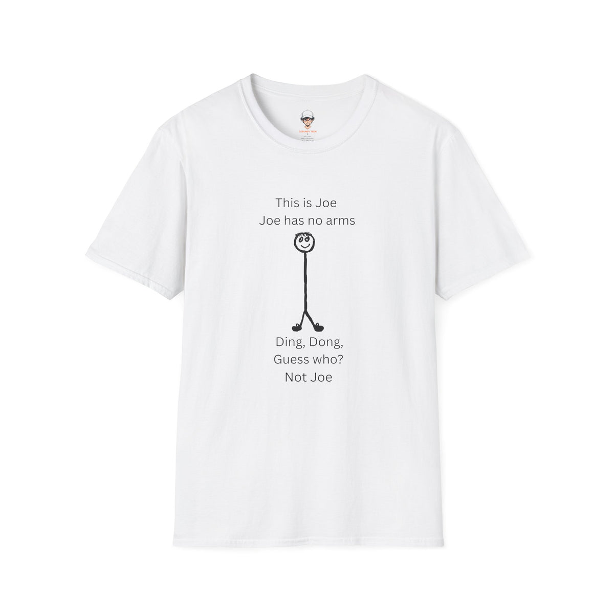 “This is Joe / Joe has no arms” Funny Stick Figure Tee