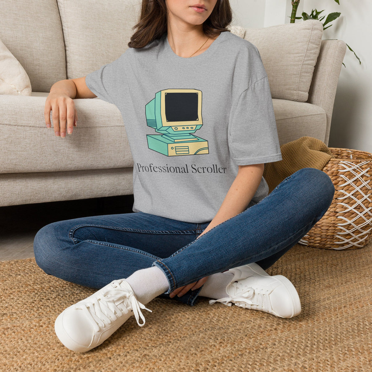Retro Computer Illustration T-Shirt | Vintage PC Graphic Tee