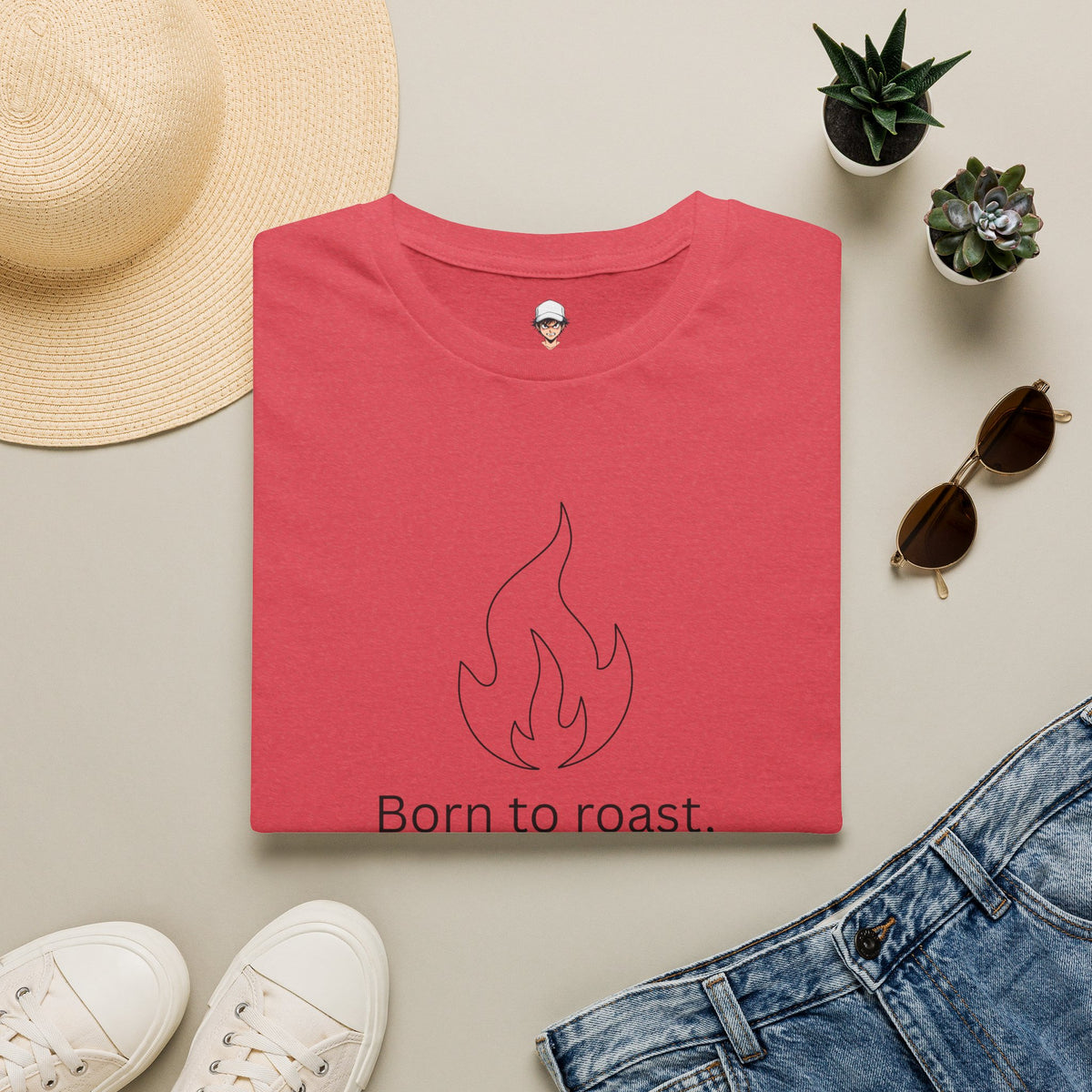 Born to Roast T-Shirt — Funny / Sarcastic Roast Graphic Tee