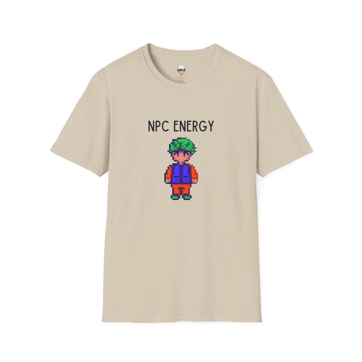 NPC Energy T‑Shirt — Retro Pixel Gamer Tee