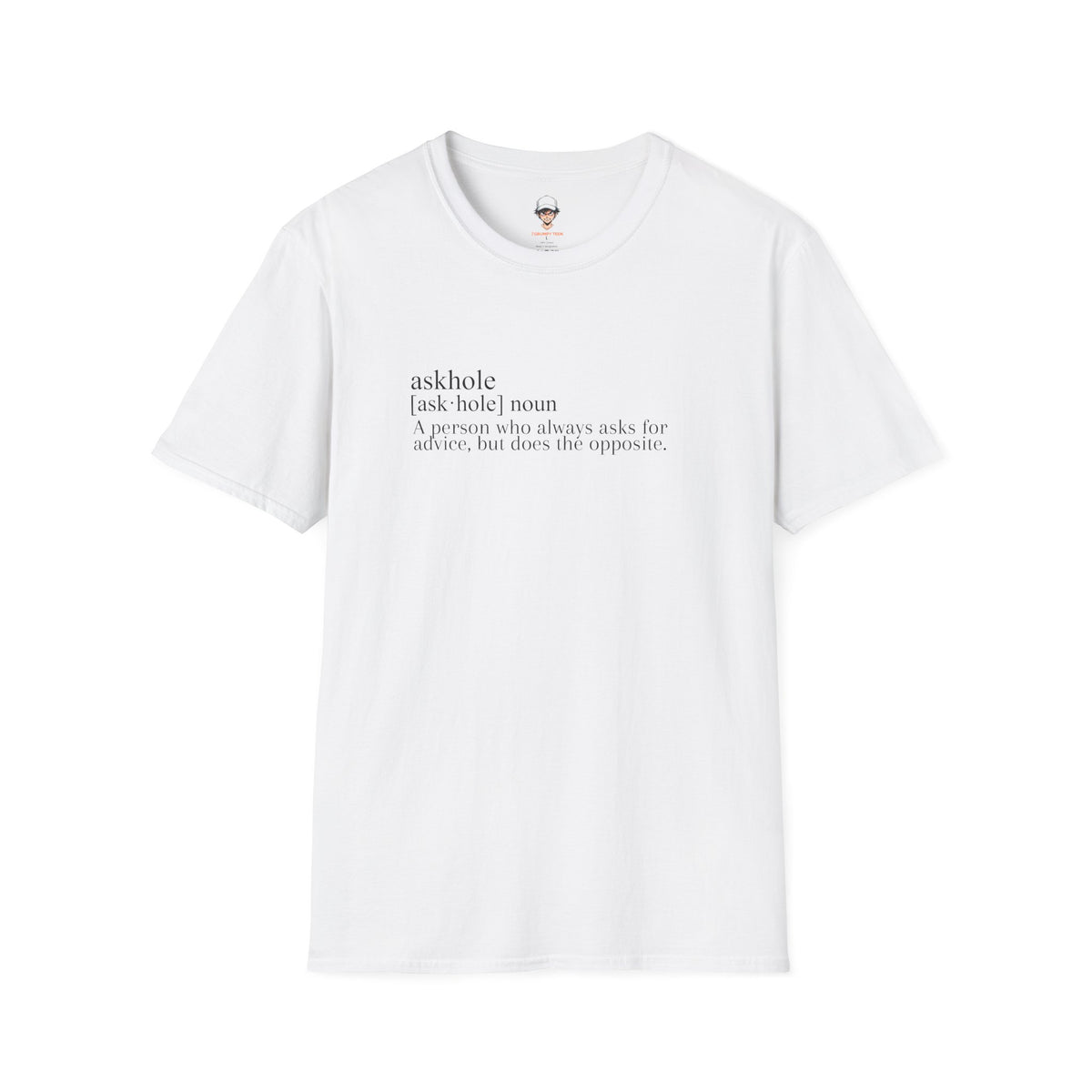 Askhole Definition T-Shirt — Funny Dictionary Graphic Tee