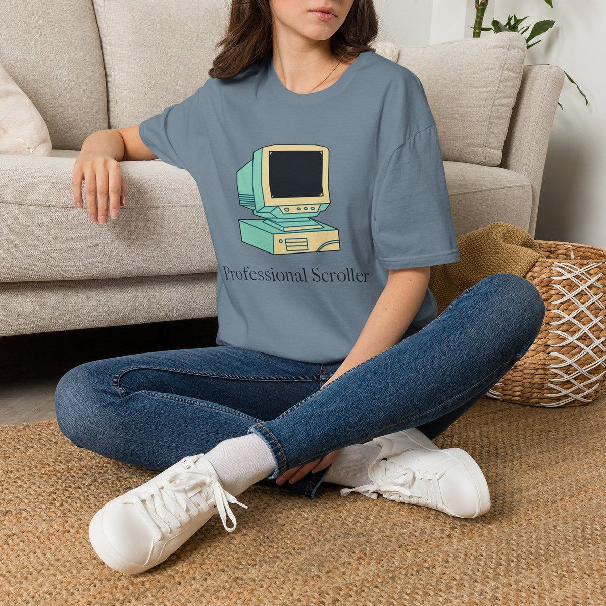Retro Computer Illustration T-Shirt | Vintage PC Graphic Tee