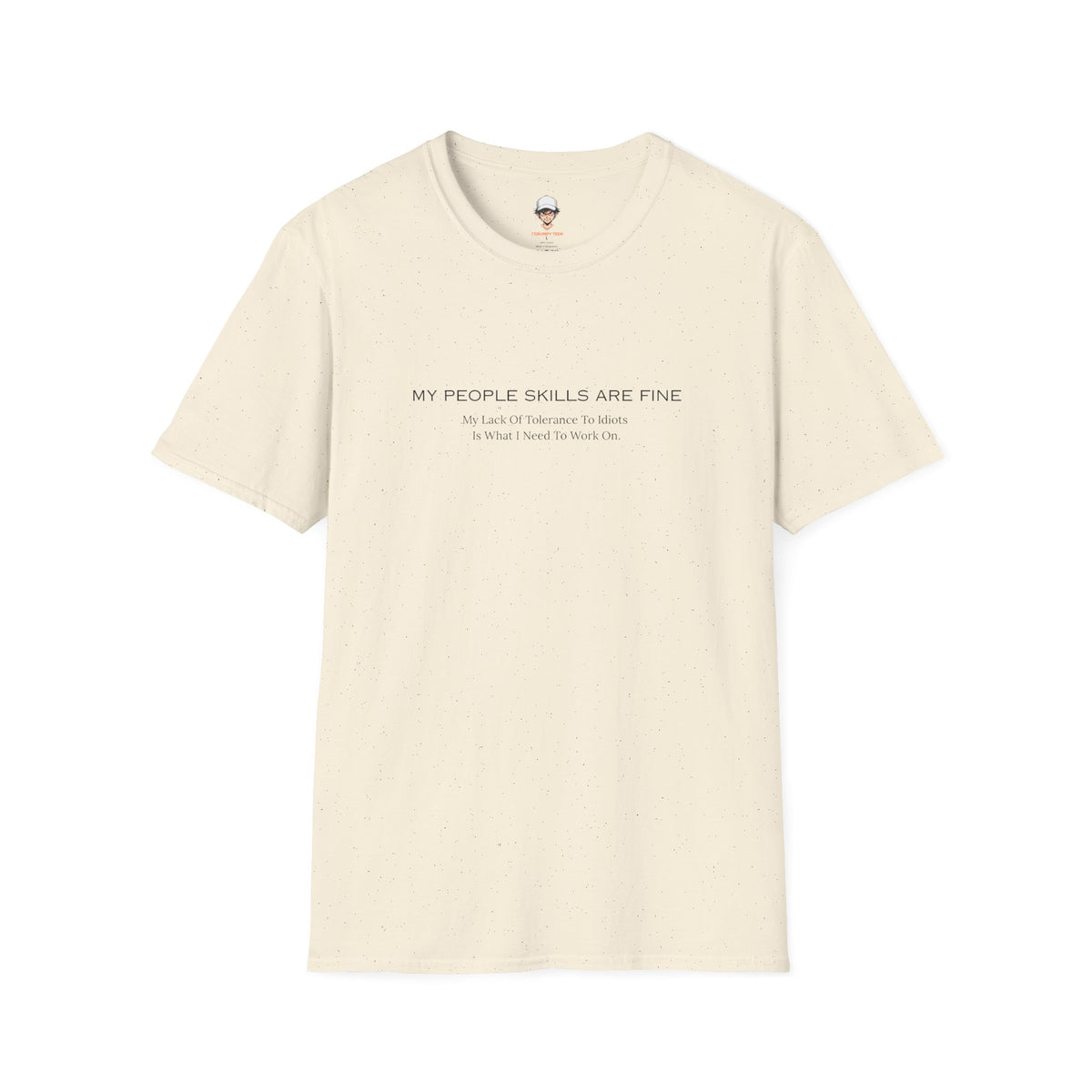 "My People Skills Are Fine" Minimalist Introvert Tee