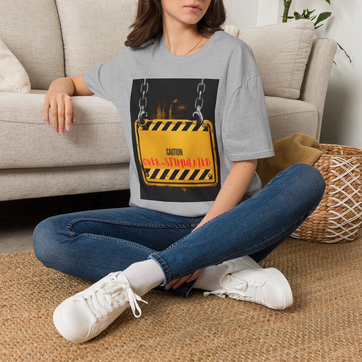 Caution: Over-Stimulated Graphic Tee