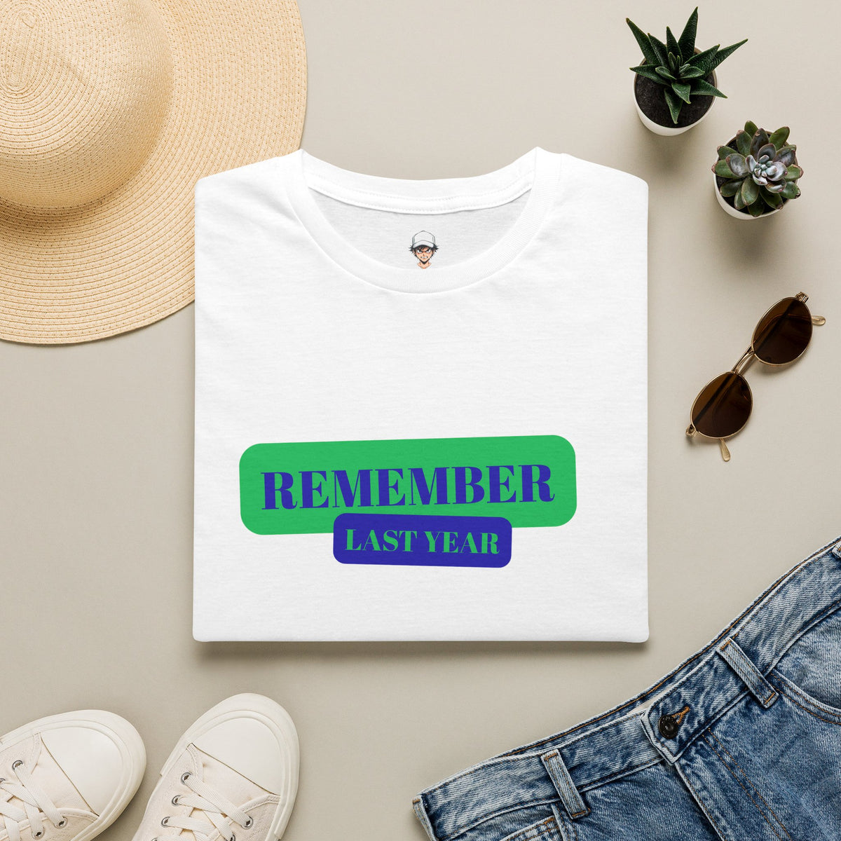 Remember Last Year T-Shirt — Retro Bold Graphic Tee