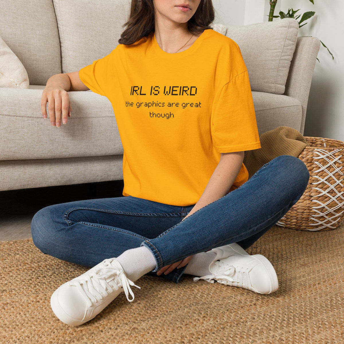 IRL Is Weird - Minimalist Graphic Tee