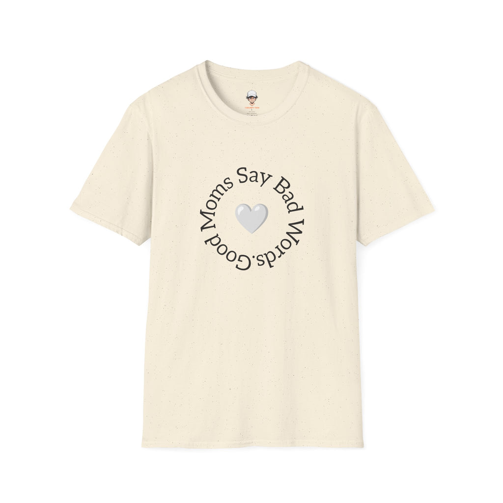 T-Shirt — "Good Moms Say Bad Words" Heart Graphic Tee
