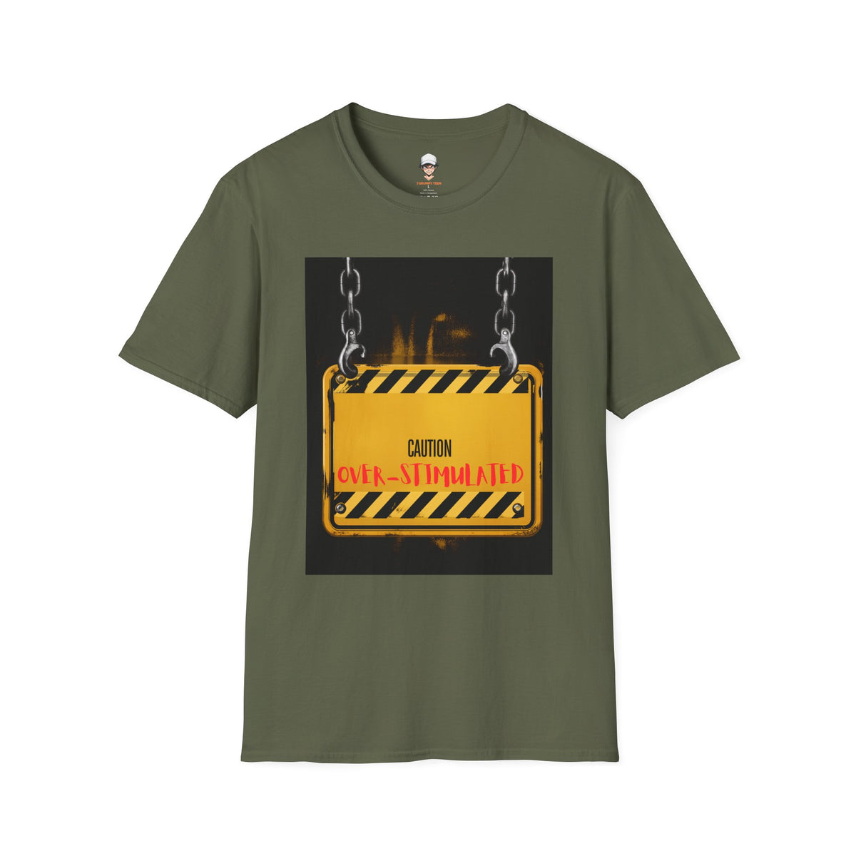 Caution: Over-Stimulated Graphic Tee