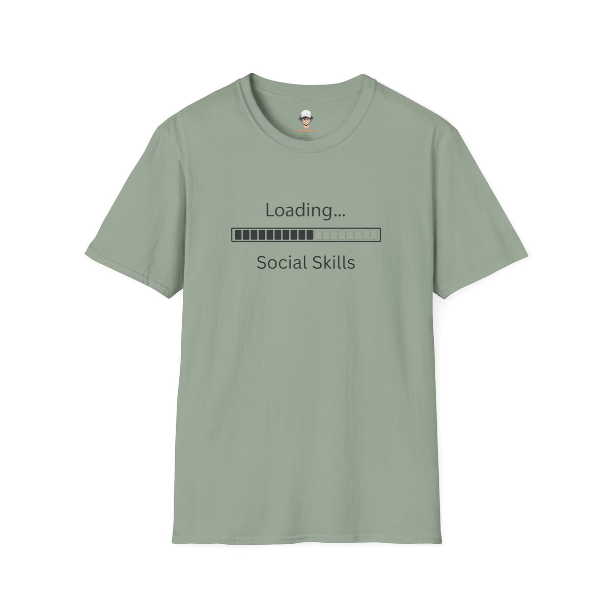 Loading Social Skills T-Shirt — Funny Introvert Shirt, Social Anxiety Humor Tee