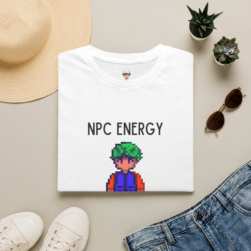 NPC Energy T‑Shirt — Retro Pixel Gamer Tee
