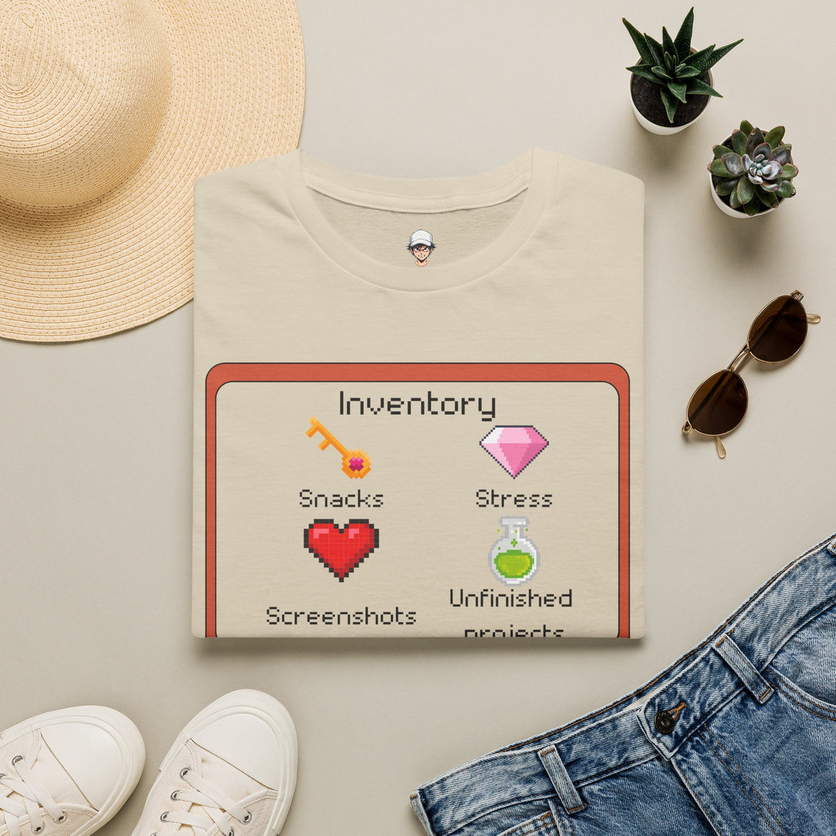 Gaming Inventory T-Shirt — Graphic Tee