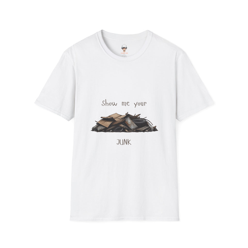 "Show Me Your Junk" Vintage Car Parts Graphic Tee