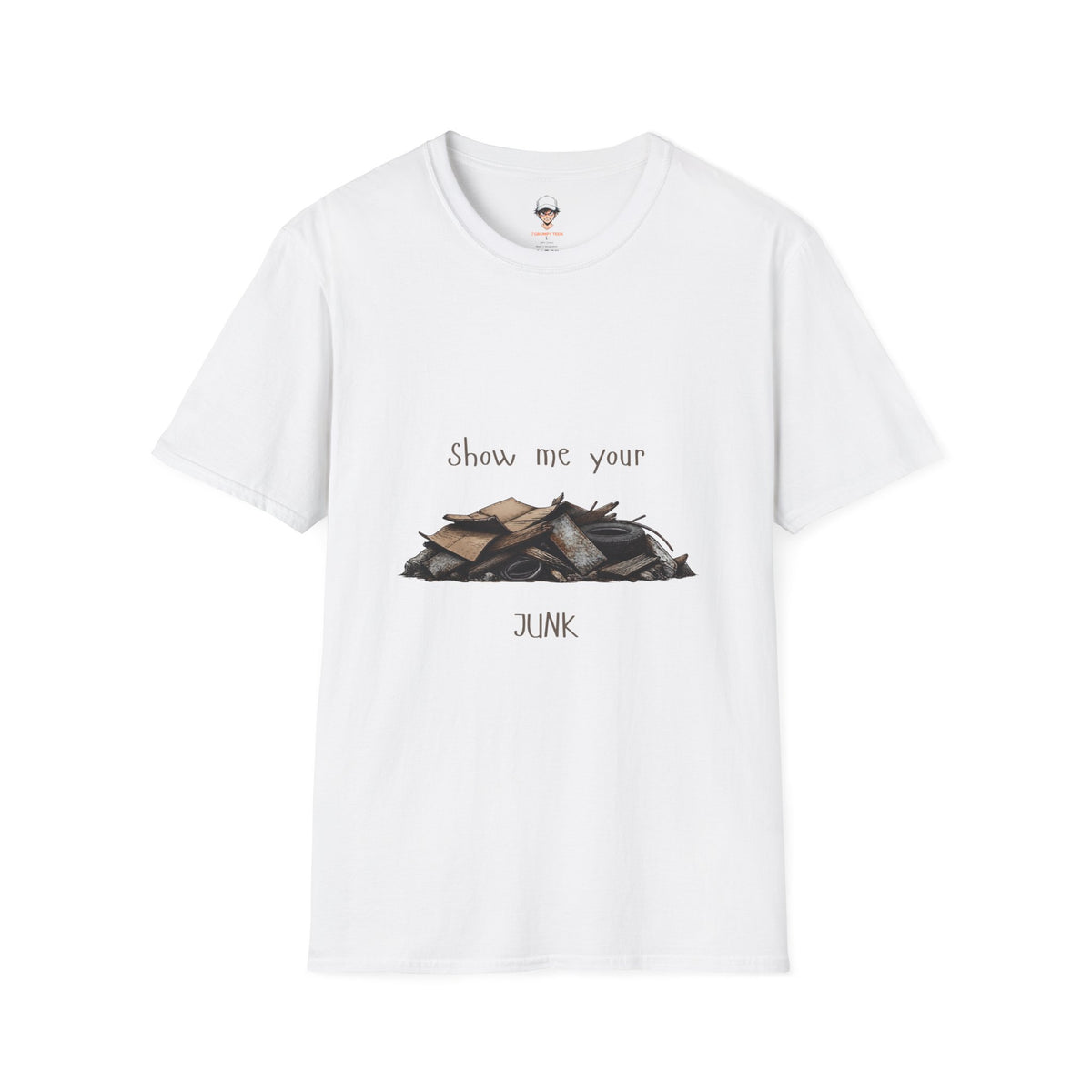 "Show Me Your Junk" Vintage Car Parts Graphic Tee