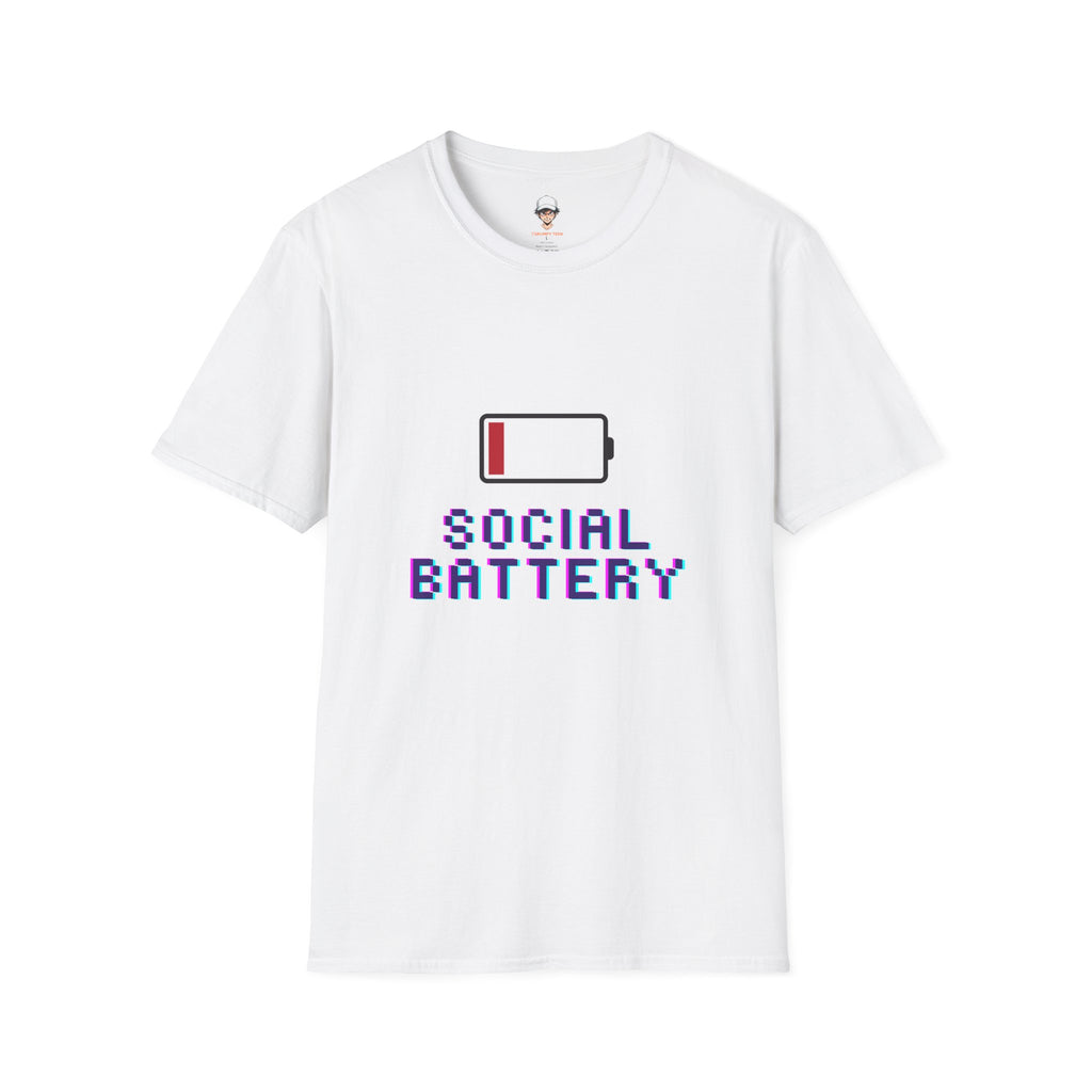 Low Social Battery T-Shirt — Tee for Introverts