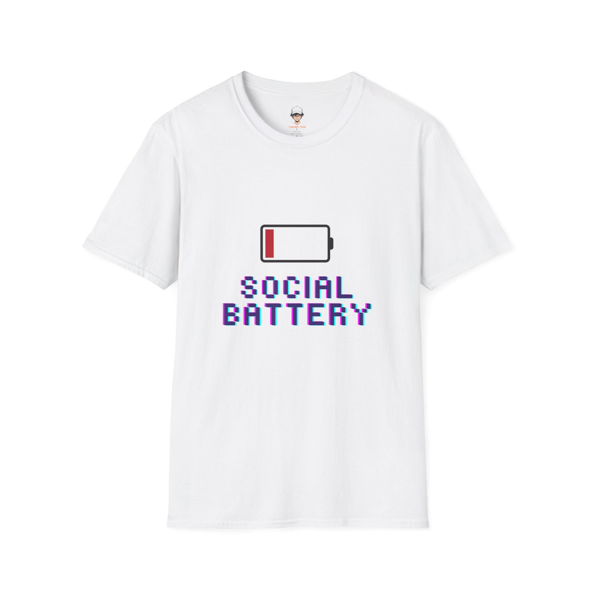 Low Social Battery T-Shirt — Tee for Introverts