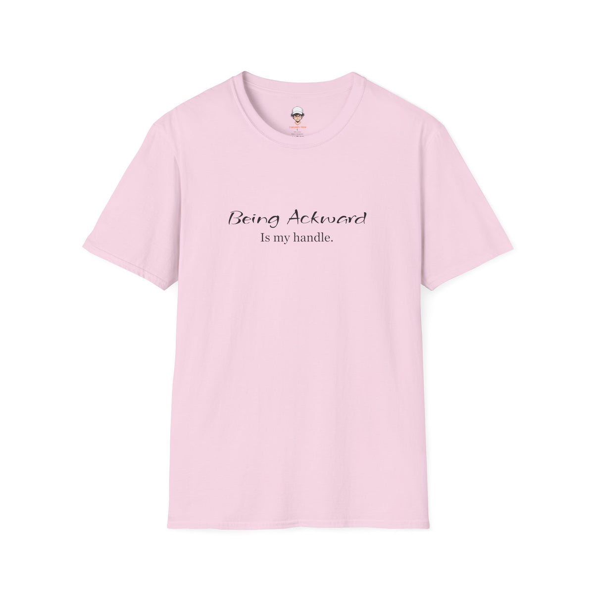 Being Awkward Is My Handle T-Shirt — Funny Introvert Graphic Tee