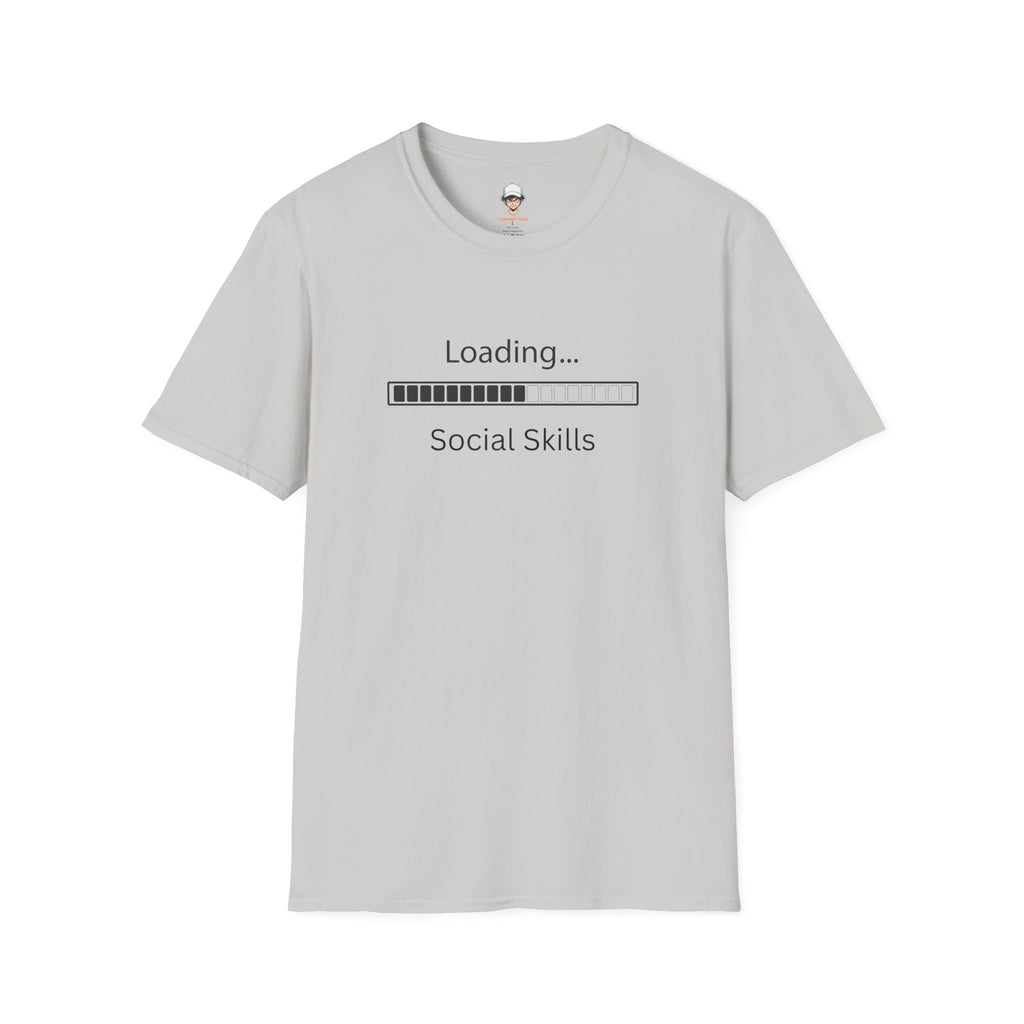 Loading Social Skills T-Shirt — Funny Introvert Shirt, Social Anxiety Humor Tee