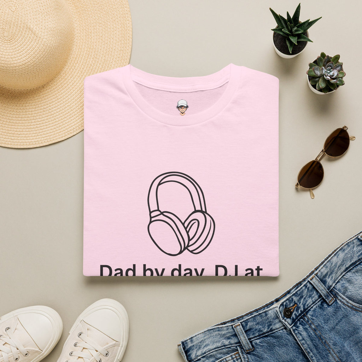 DJ Dad T‑Shirt — Headphones Graphic Tee