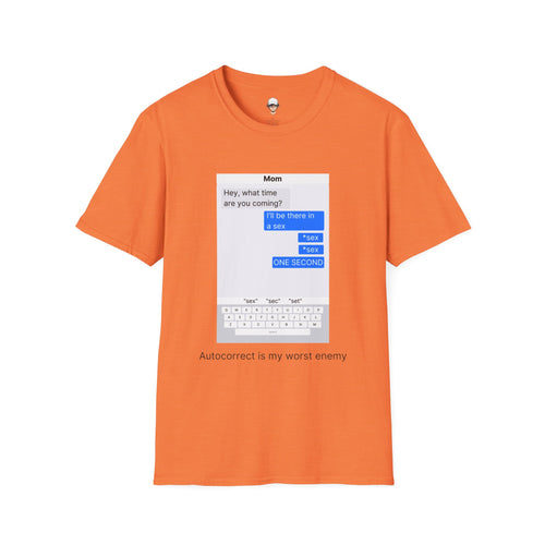 Autocorrect is my worst enemy T‑Shirt — Speech Bubble Graphic Tee